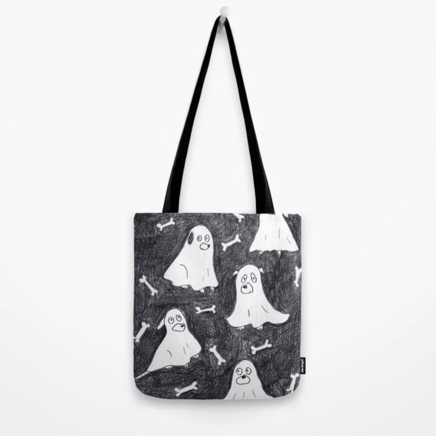 howloween/ Halloween art print with dogs, order through Society6.com/dogvision, dog illustration, dog gifts, dog art, www.DOGvision.eu