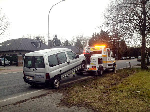 dogvision-mobiel in panne