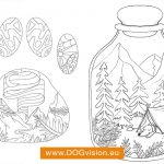 DOGvision free coloring pages with dog theme, www.DOGvision.eu