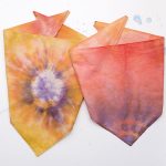 Tie-dye zomer bandana voor honden, DIY project, www.DOGvision.be
